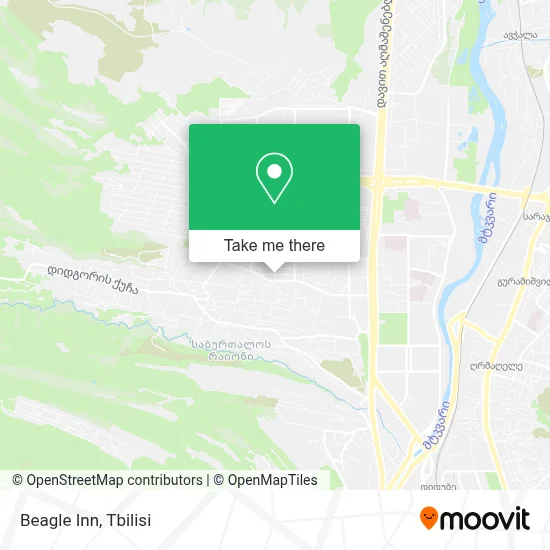 Beagle Inn map