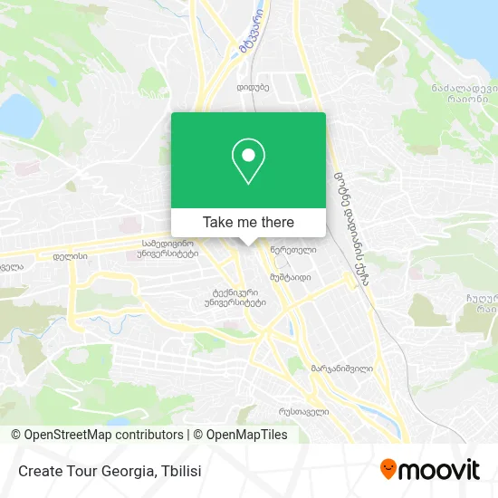 Create Tour Georgia map
