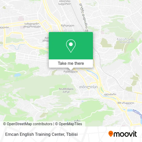 Emcan English Training Center map