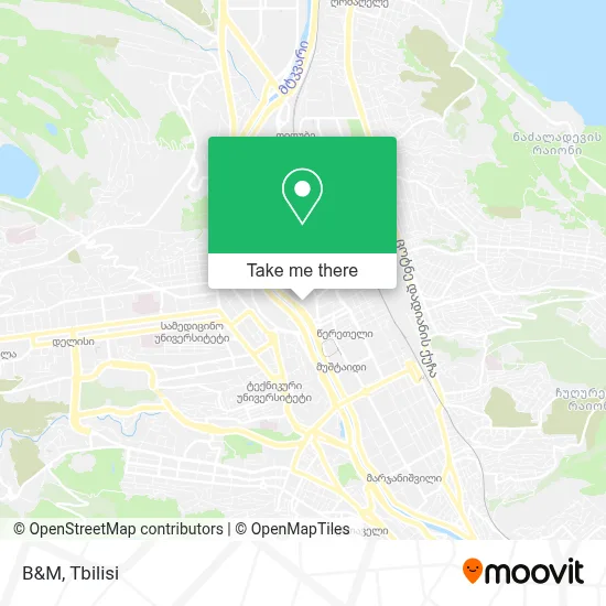 B&M map