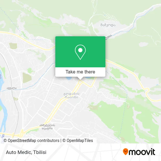 Auto Medic map