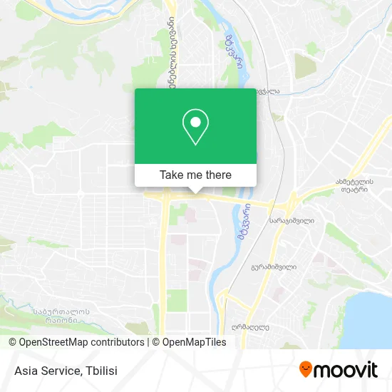 Asia Service map