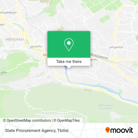 State Procurement Agency map