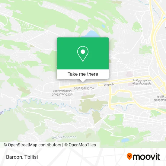 Barcon map