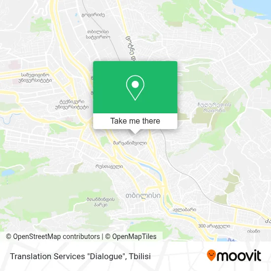Translation Services "Dialogue" map