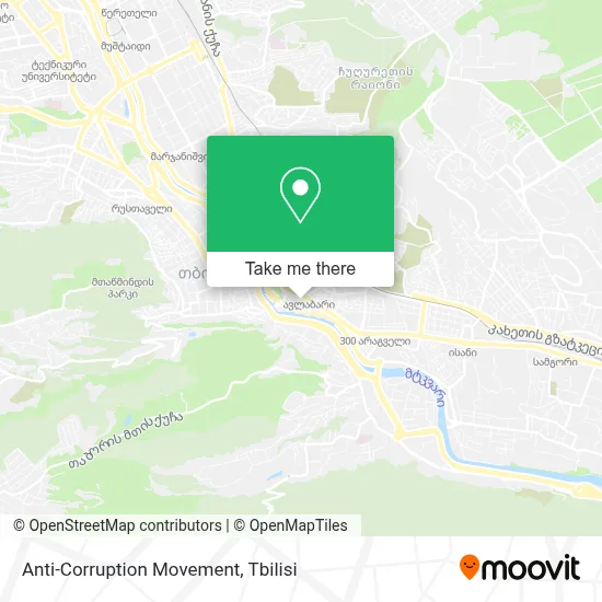 Anti-Corruption Movement map
