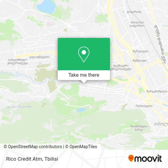 Rico Credit Atm map
