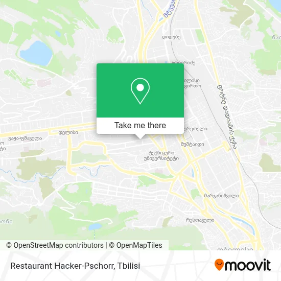 Restaurant Hacker-Pschorr map