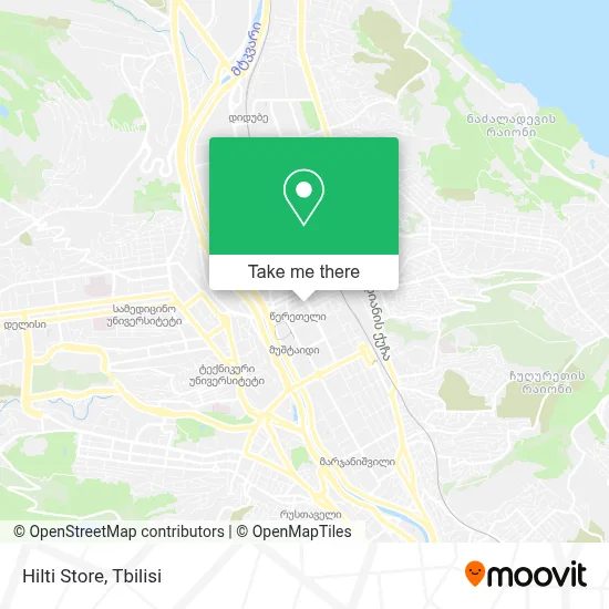 Hilti Store map