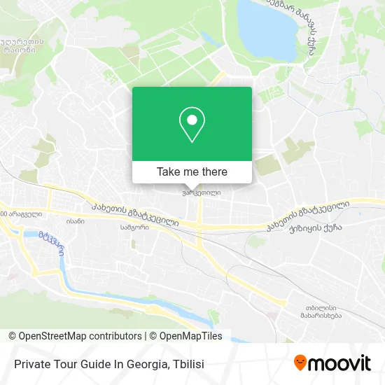 Private Tour Guide In Georgia map