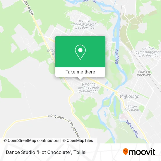 Dance Studio "Hot Chocolate" map