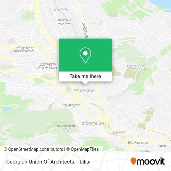 Georgian Union Of Architects map