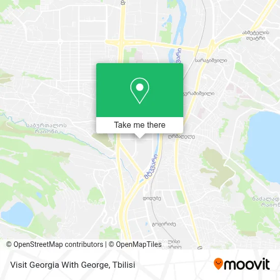 Visit Georgia With George map