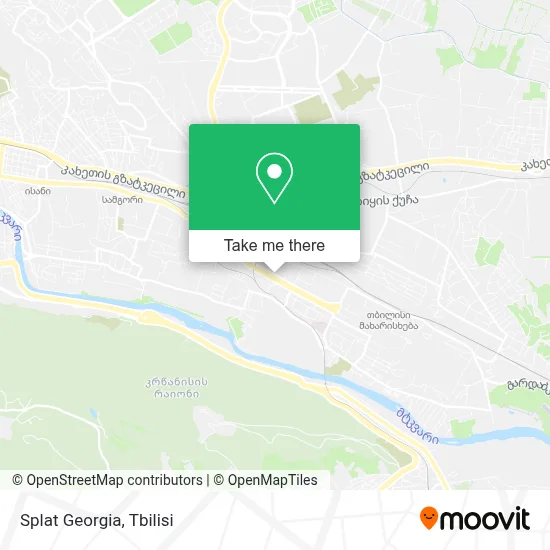 Splat Georgia map