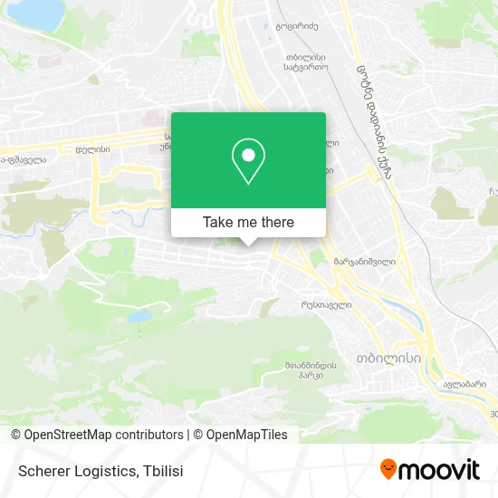 Scherer Logistics map
