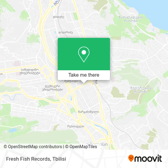 Fresh Fish Records map