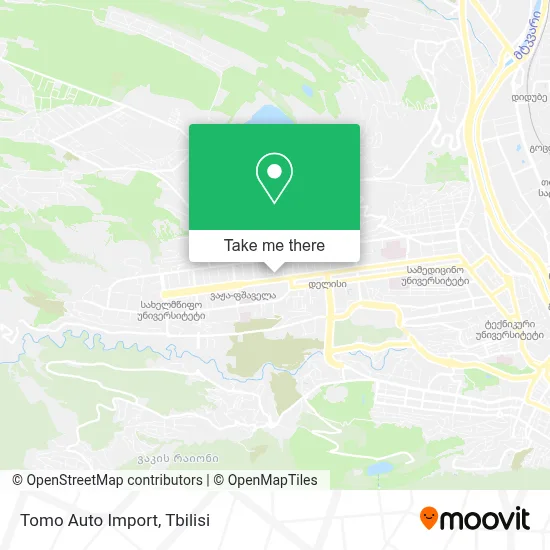 Tomo Auto Import map