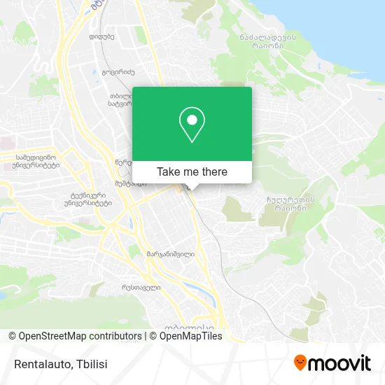 Rentalauto map