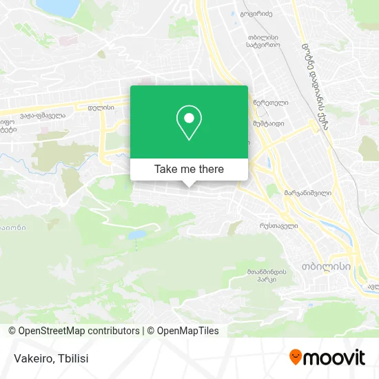 Vakeiro map