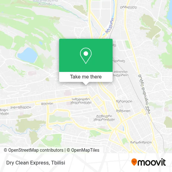 Dry Clean Express map