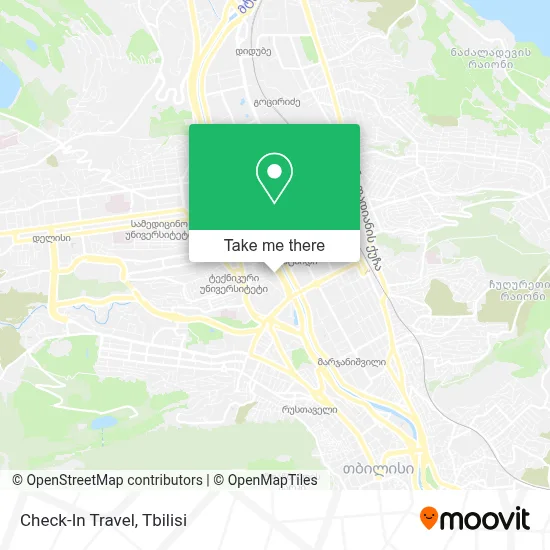 Check-In Travel map
