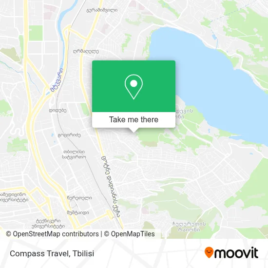 Compass Travel map