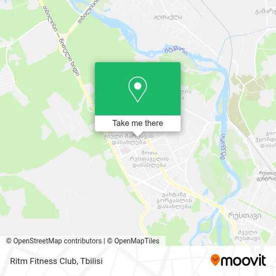 Ritm Fitness Club map