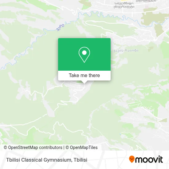 Tbilisi Classical Gymnasium map