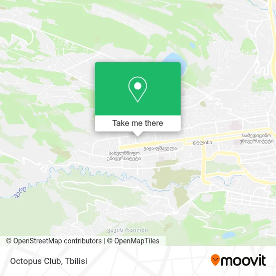 Octopus Club map