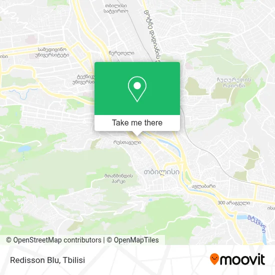 Redisson Blu map
