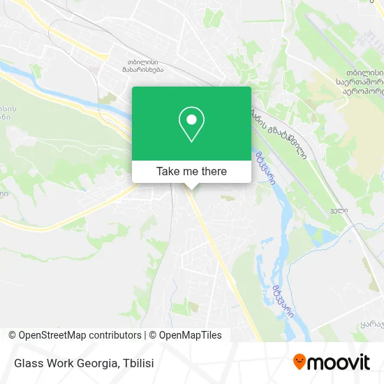 Glass Work Georgia map
