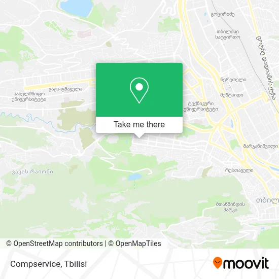 Compservice map