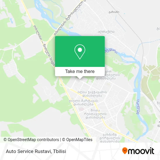 Auto Service Rustavi map