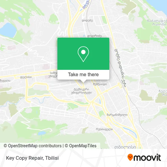 Key Copy Repair map