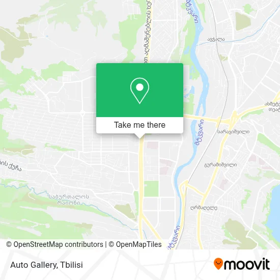 Auto Gallery map