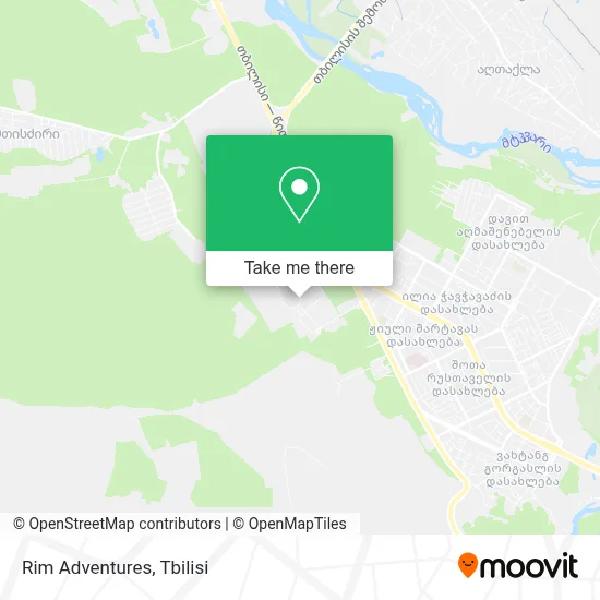 Rim Adventures map