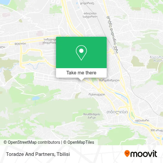 Toradze And Partners map