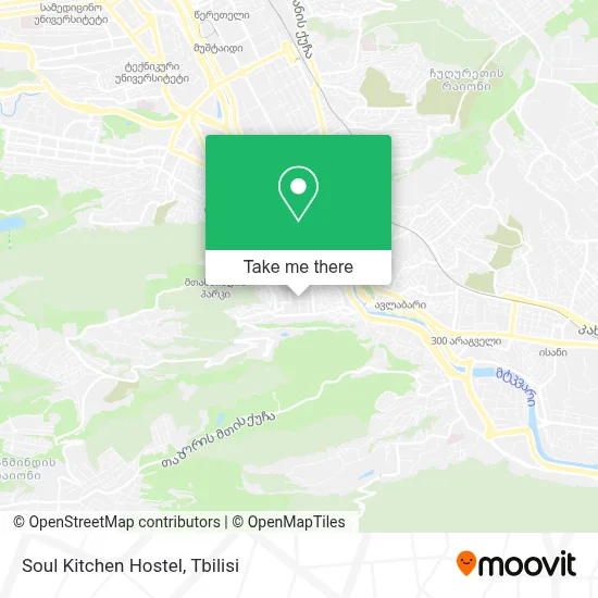 Soul Kitchen Hostel map
