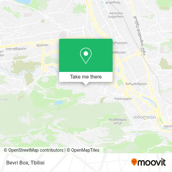 Bevri Box map