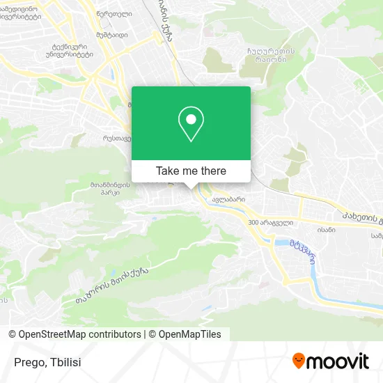 Prego map