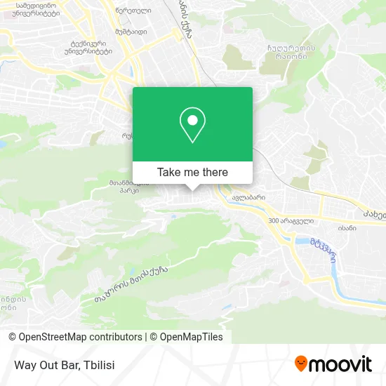 Way Out Bar map