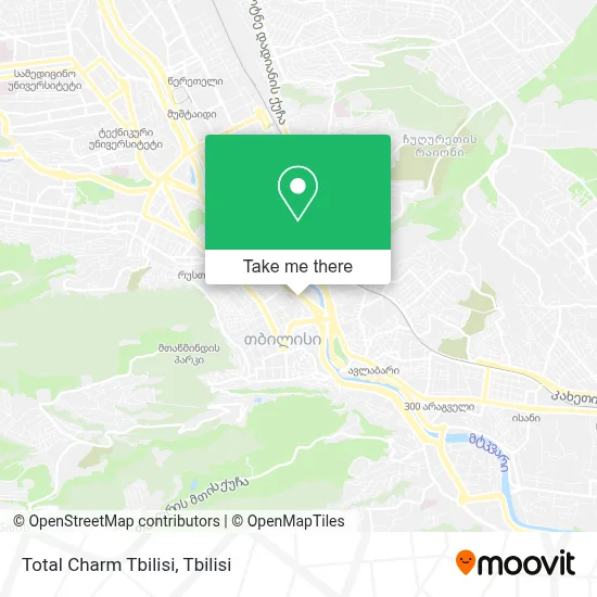 Total Charm Tbilisi map