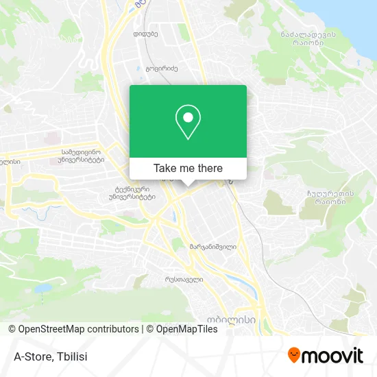 A-Store map