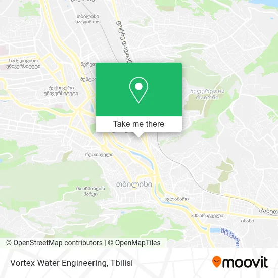 Vortex Water Engineering map