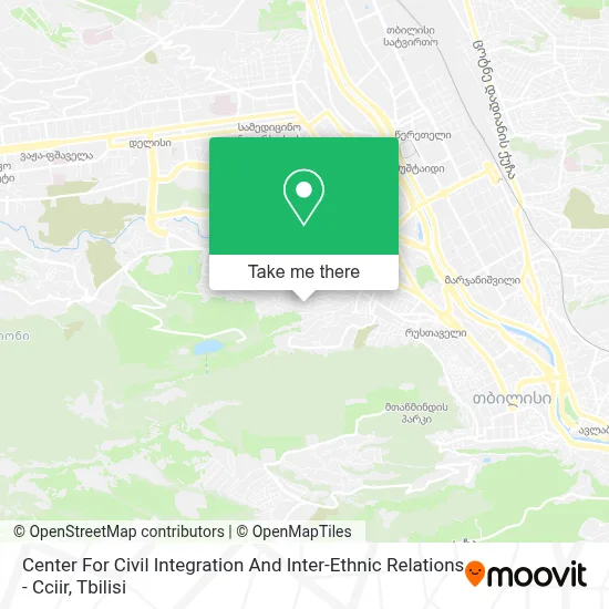 Center For Civil Integration And Inter-Ethnic Relations - Cciir map