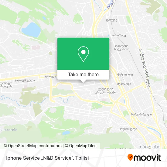 Iphone Service ,,N&D Service" map