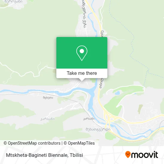 Mtskheta-Bagineti Biennale map