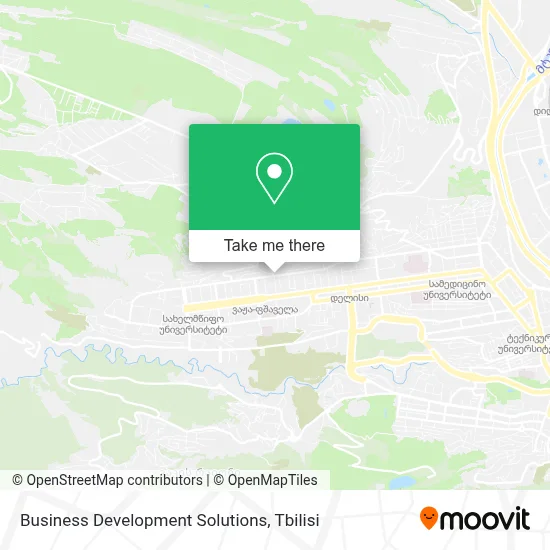 Business Development Solutions map