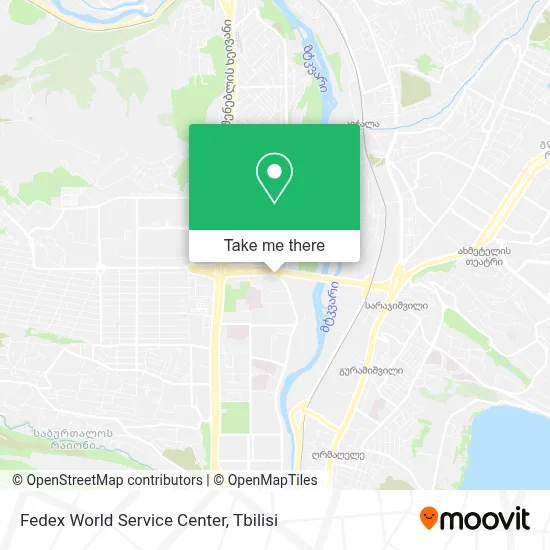 Fedex World Service Center map