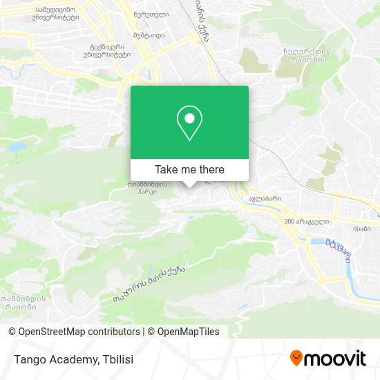 Tango Academy map
